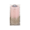 Bougie pilier 7x13cm  rose clair