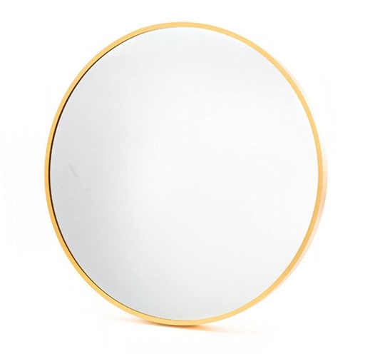 Mirroir rond or 25 cm
