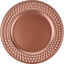 Plate 33cm 2ass metallic