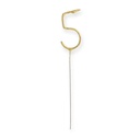 Bougie chiffre scintillante 05