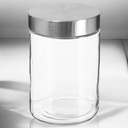 Bocal verre + inox 1,2L NIXO  