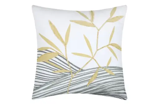 Yuki coussin 40x40 moutarde 