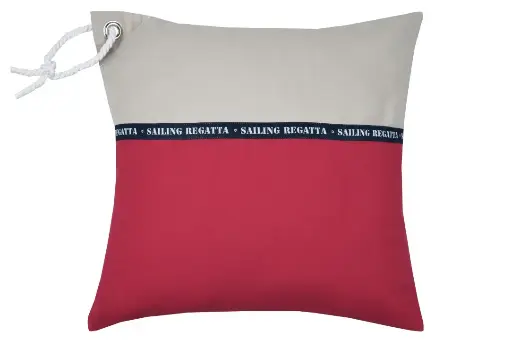Fregate coussin 50x50 rouge 