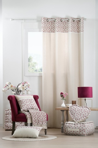 Ginny coussin sol 45x45x10 rose