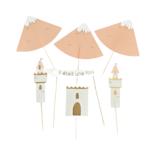 Cake topper "château"