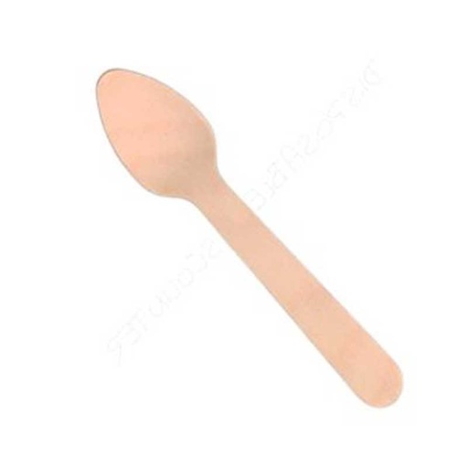 Lot de 50 cuilleres a dessert en  bois 