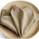 Serviette 40x40 x3 travertine  gaze de coton celestia