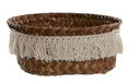 Corbeille décapage naturel en fibre 33x25x34 cm grand modèle
