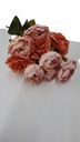 Bouquet de pivoines rose et oeillets orange