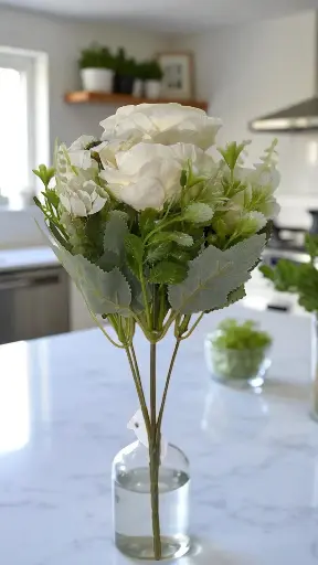 Bouquet de roses créme