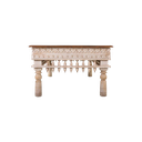 Wdn carved coffee table (table basse)
