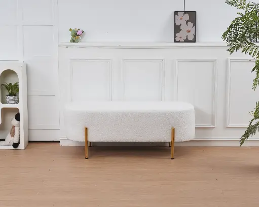 Banquette "Monica" blanc