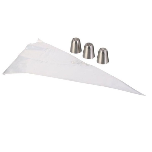 Set de 3 douilles noel avec poche a douille m24