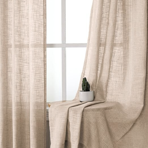 Rideaux 70x240 naturel lin linaris