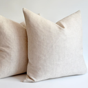 Taie de coussin 65x65 naturel lin linaris