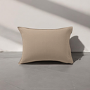 Taie de coussin 60x40 taupe lin linaris