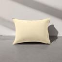 Taie de coussin 60x40 ivoire lin linaris