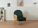 Fauteuil vert "mahia"