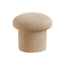 Pouf champi beige