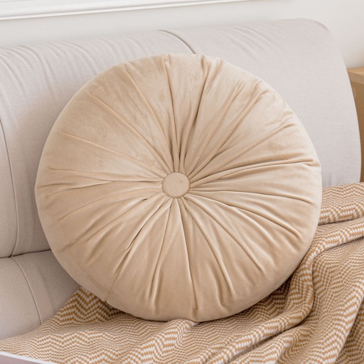 Coussin "fiora" beige