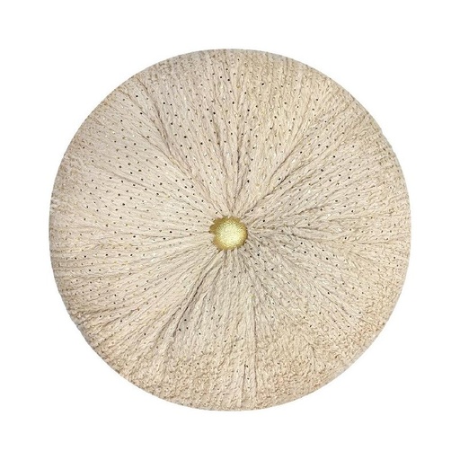 Coussin prestige beige d40cm