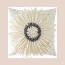 Coussin floa blanc