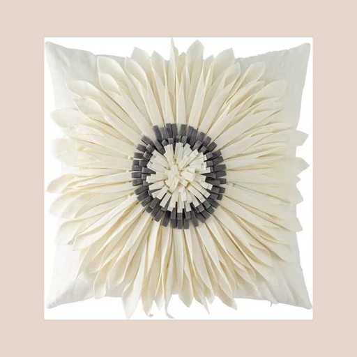 Coussin floa blanc