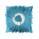 Coussin floa bleu