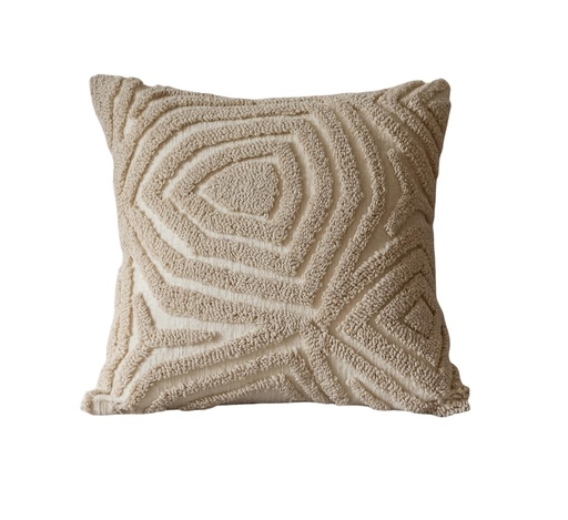 Coussin modern abstracts beige 45x45cm