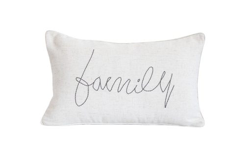 Coussin family line 30x50cm