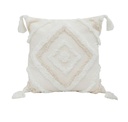 Coussin geometric delight neutre 45x45cm