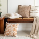 Coussin "caprice pastel" orange - 45x45 cm 