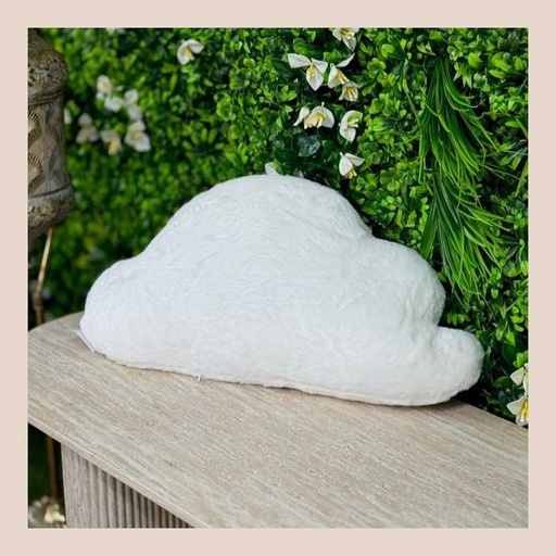 Coussin "nuit de satin" blanc - 38x60 cm 