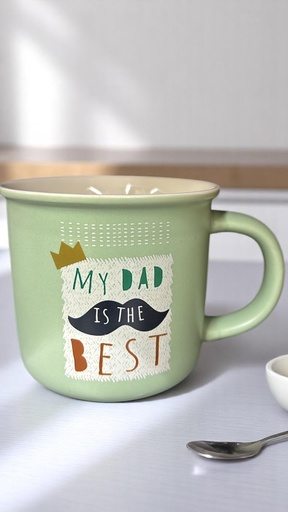 Mug porcelaine soleil couchant 12x8,5x10 380ml