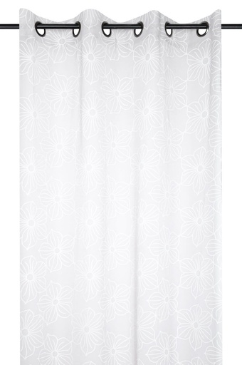 Ivanna voile 140x260 blanc