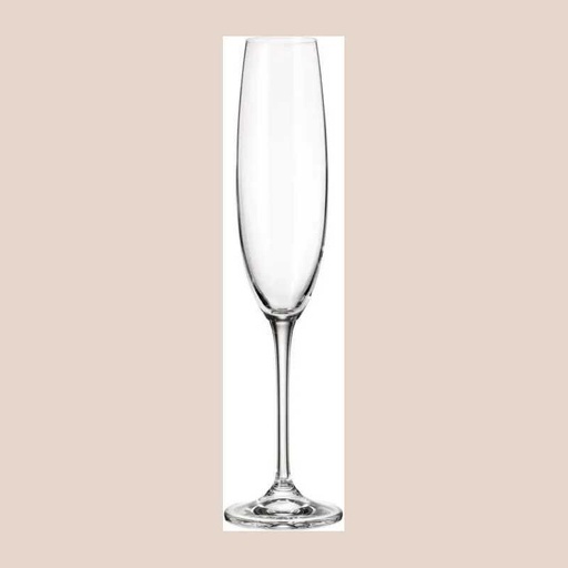 Verre à champagne - cristal -x 1