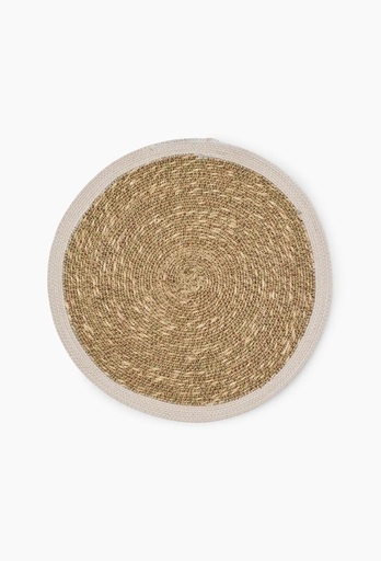 Set de table jute/beige 38 cm