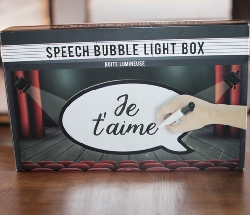 Boite lumineuse à message