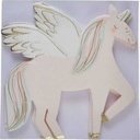 Serviette  licorne x20