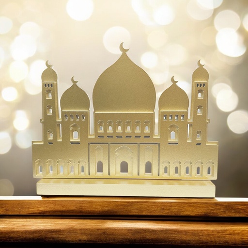 Décoration de table en bois islamique -01