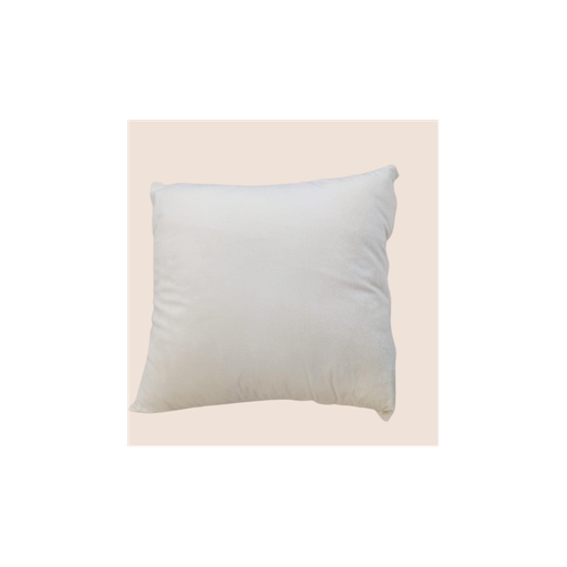 Coussin "alya" 40*40 cm crème