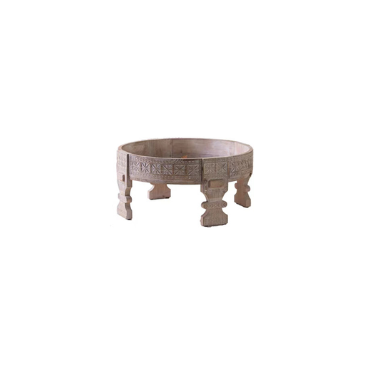Petite table ronde naturel diamètre 60 cm