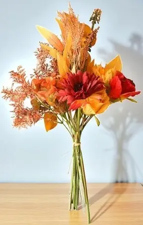 Bouquet marguerite rose automne