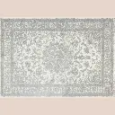 Tapis rectangle 68 x 110 cm viscose tissee persan