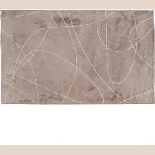 Tapis rectangle 68 x 110 cm viscose tissee holi