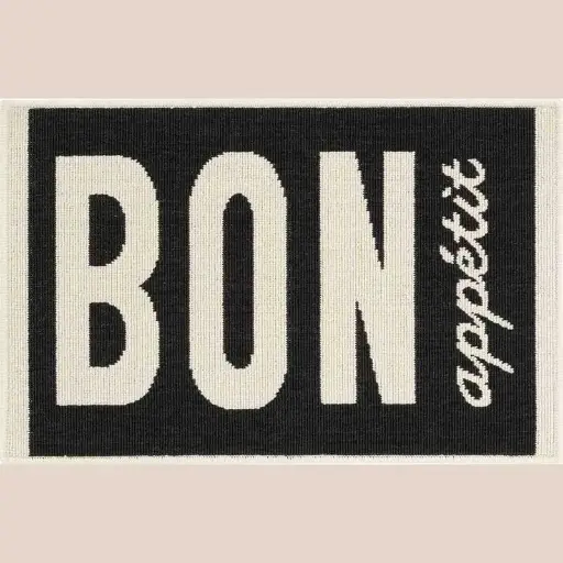 Tapis rectangle 50 x 80 cm bouclette appetito