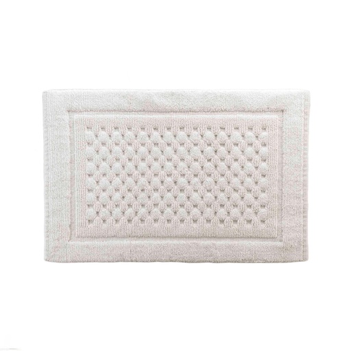 Tapis de bain 50 x 80 cm coton jacquard tisse damaris