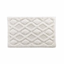 Tapis de bain 50 x 80 cm coton jacquard tufte nemesis
