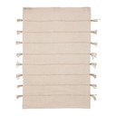 Tapis cotonon  pompom  jute 60x90