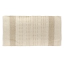 Tapis cilaos coton/autres fibres 45x90 cm - naturel/beige